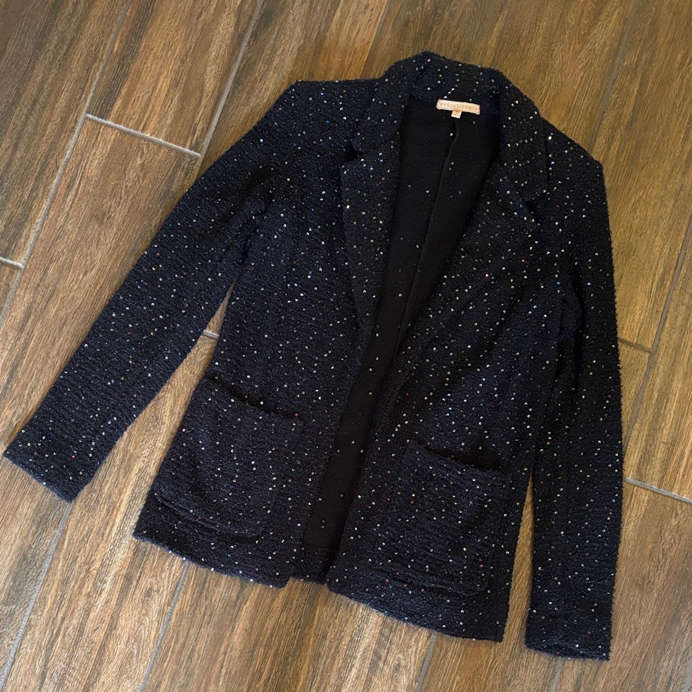 LIKE NEW Evolutionary Women's Black Sparkle Jacket